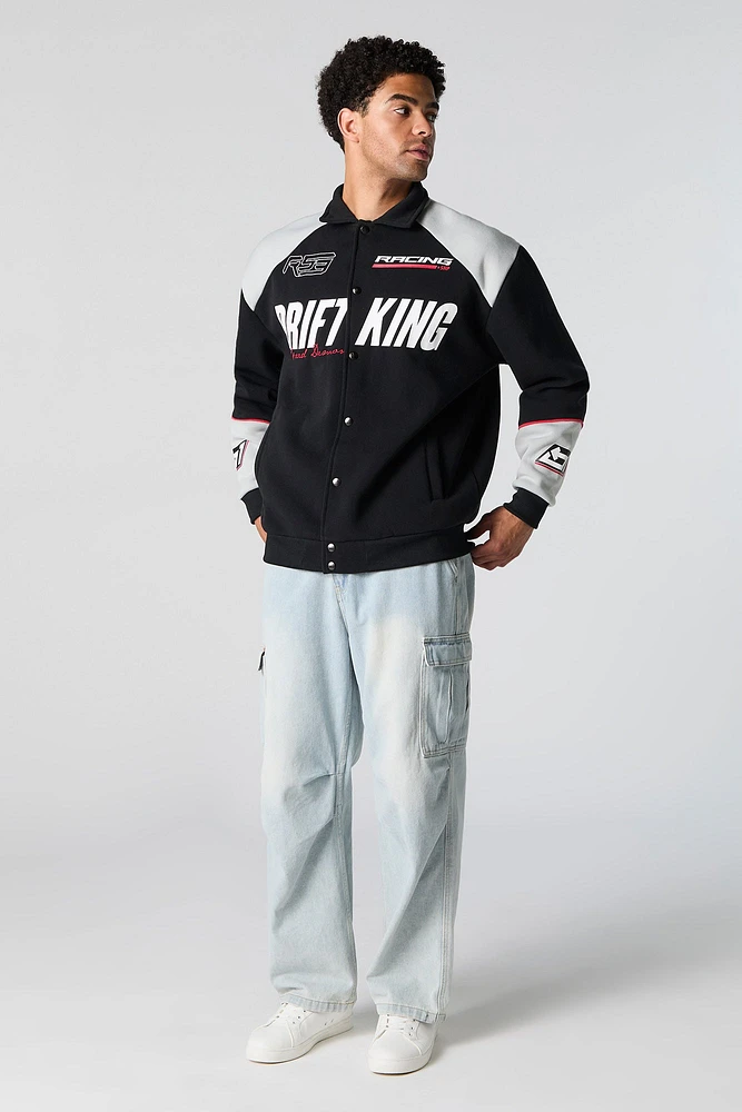 Blouson en molleton à imprimé Racing Drift King