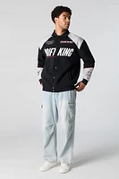 Blouson en molleton à imprimé Racing Drift King