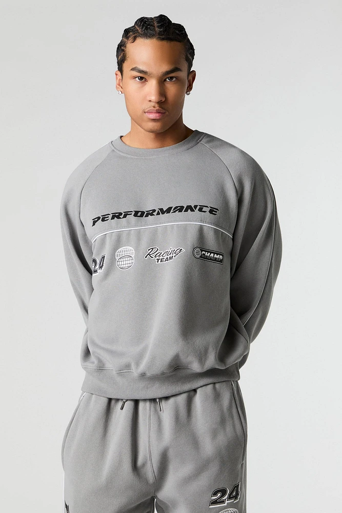 Racing Graphic Fleece Sweatshirt