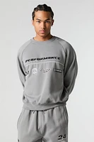 Racing Graphic Fleece Sweatshirt