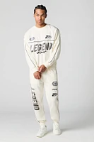 Chandail en molleton à imprimé Racing