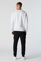 Graphic Fleece Cargo Jogger