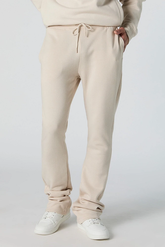 Pantalon en molleton à jambe étagée