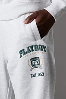 Jogger en molleton avec motif brodé Playboy