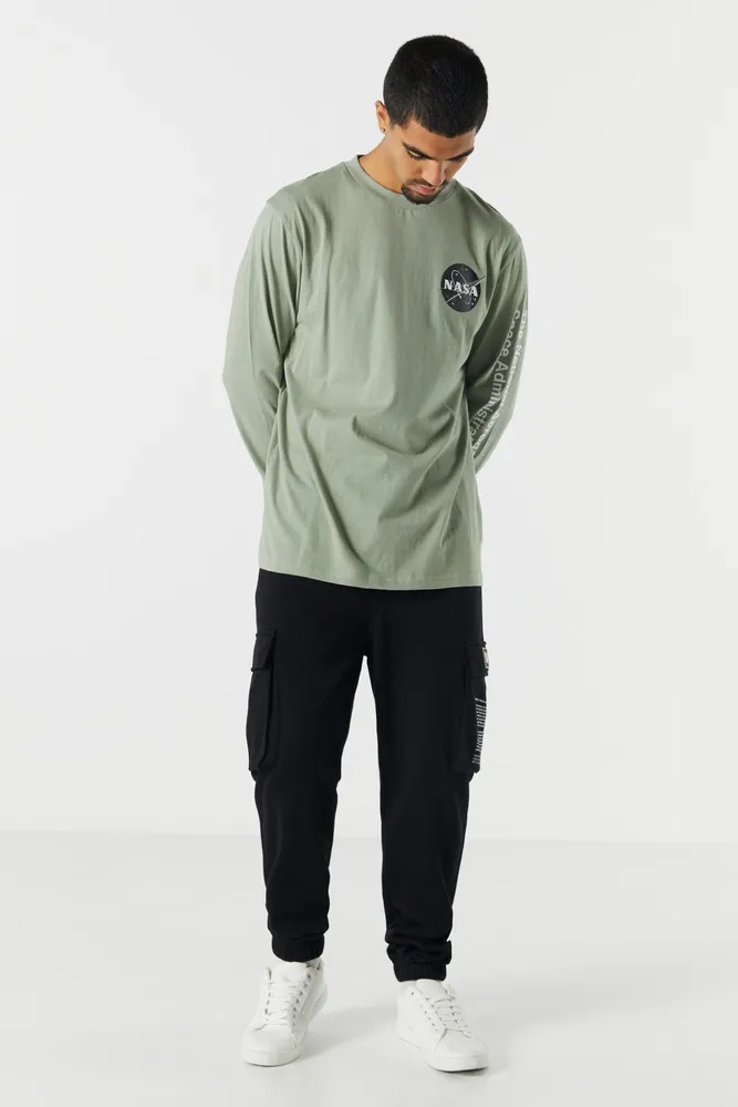 Graphic Fleece Cargo Jogger