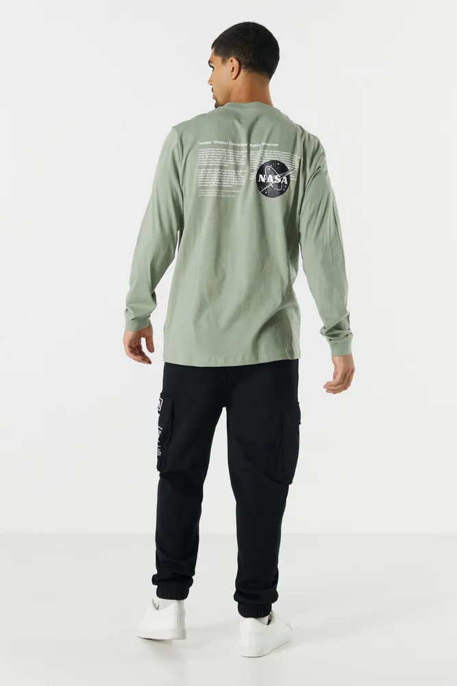 Graphic Fleece Cargo Jogger