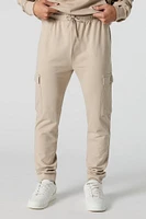 Jogger cargo en molleton