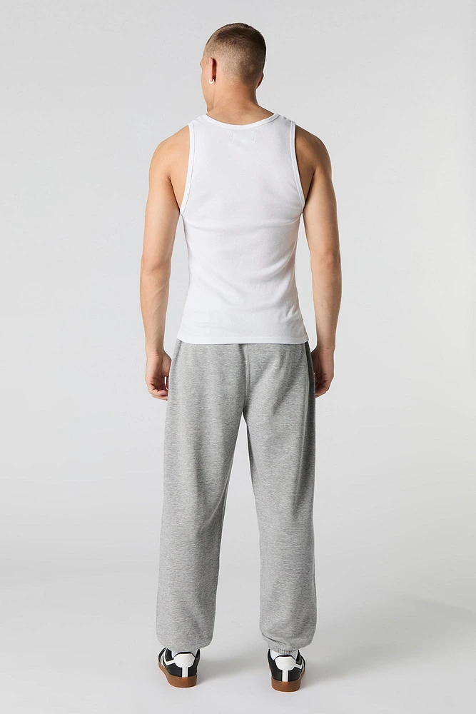 Pantalon en molleton baggy