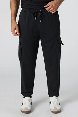 Fleece Zip Pocket Cargo Jogger