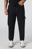 Fleece Zip Pocket Cargo Jogger