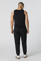 Fleece Zip Pocket Cargo Jogger