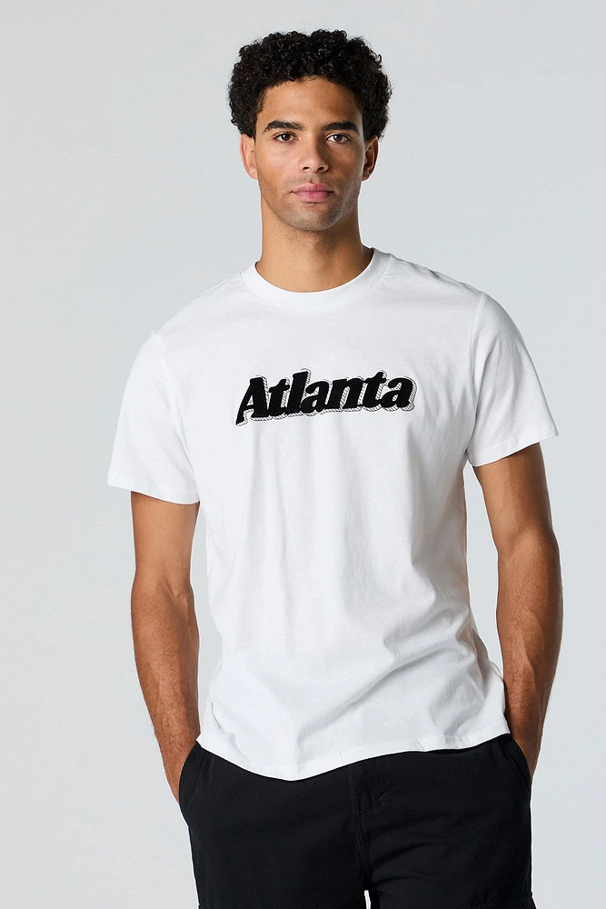 T-shirt à imprimé Atlanta