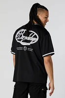 Brooklyn Graphic Mesh Baseball Jersey