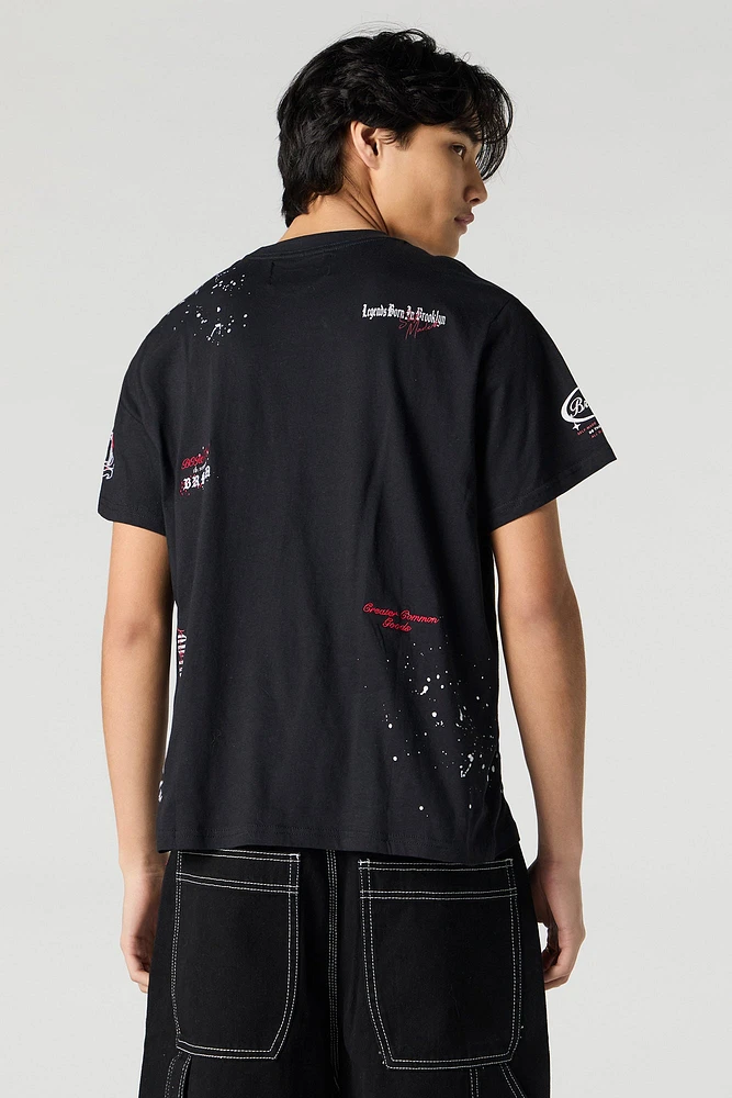 Self-Made Legends Embroidered Graphic T-Shirt