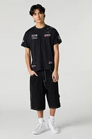 Self-Made Legends Embroidered Graphic T-Shirt