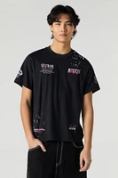 Self-Made Legends Embroidered Graphic T-Shirt