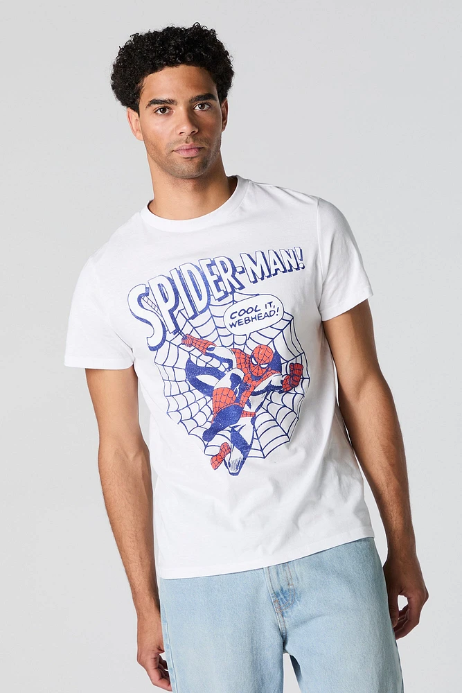 T-shirt à imprimé Spider-Man