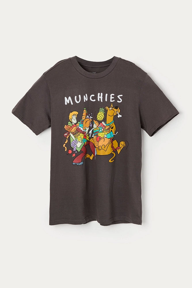 T-shirt à imprimé Scooby Doo Munchies