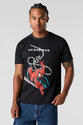 T-shirt à imprimé Spider-Man