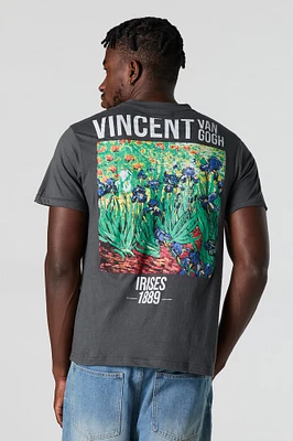 T-shirt à imprimé Van Gogh Irises