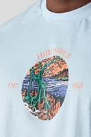 T-shirt à imprimé Hiroshige