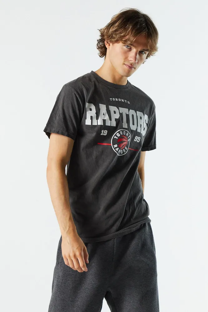 Gray Toronto Raptors Graphic T-Shirt