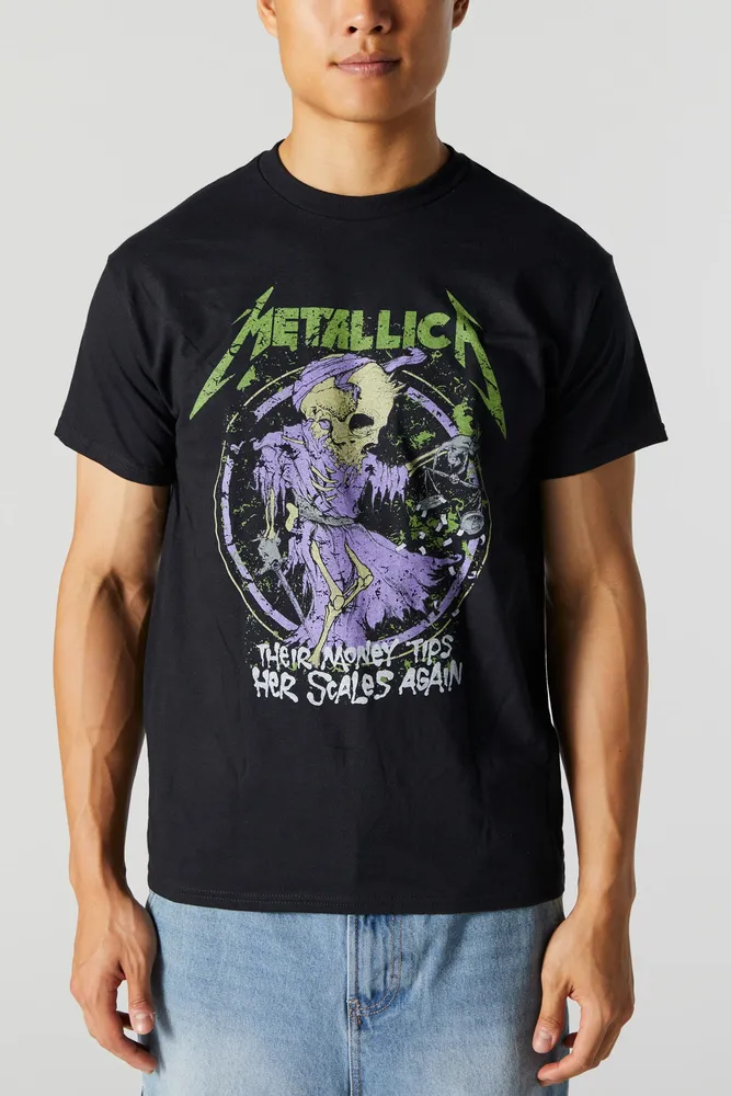 T-shirt à imprimé Metallica