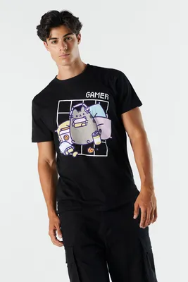 Gamer Kitty Graphic T-Shirt