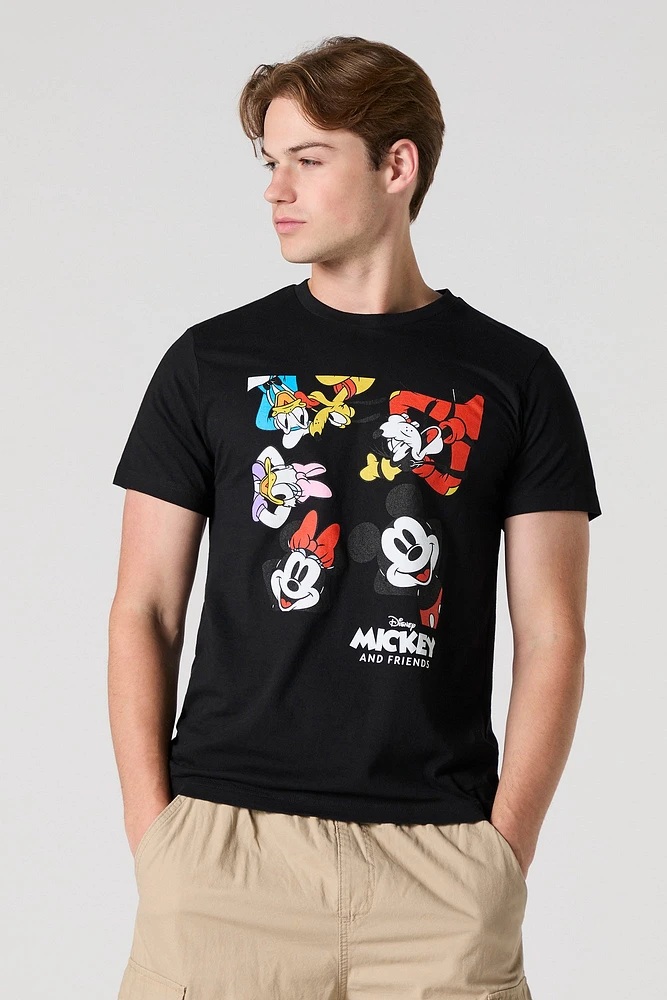 T-shirt à imprimé Mickey and Friends