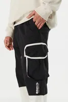 Contrast Trim Parachute Cargo Jogger