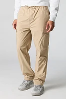 Pantalon cargo à jambe droite en nylon