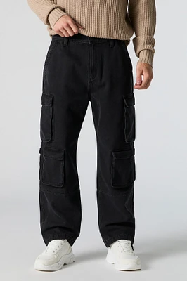 Rigid Multi Pocket Baggy Cargo Jean