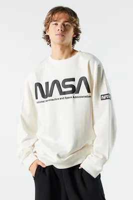 NASA Graphic Fleece Sweatshirt