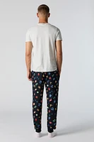 Printed Pajama Jogger