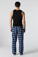 Plaid Flannel Pajama Bottom