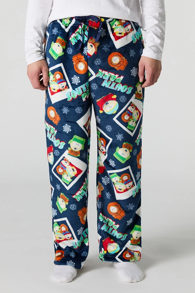 Pantalon de pyjama Noël en peluche