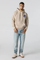 Buffalo Bills Flocked Print Fleece Hoodie