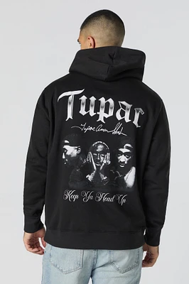 Tupac Graphic Fleece Hoodie