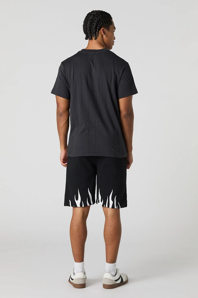 Short en molleton avec motif brodé Rebels