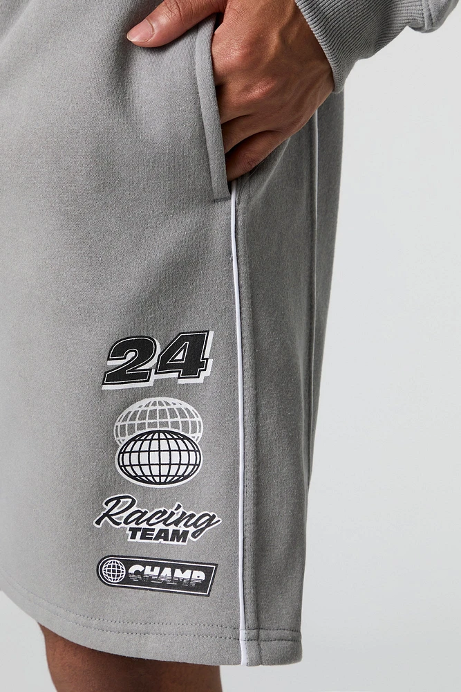 Racing Graphic Fleece Short