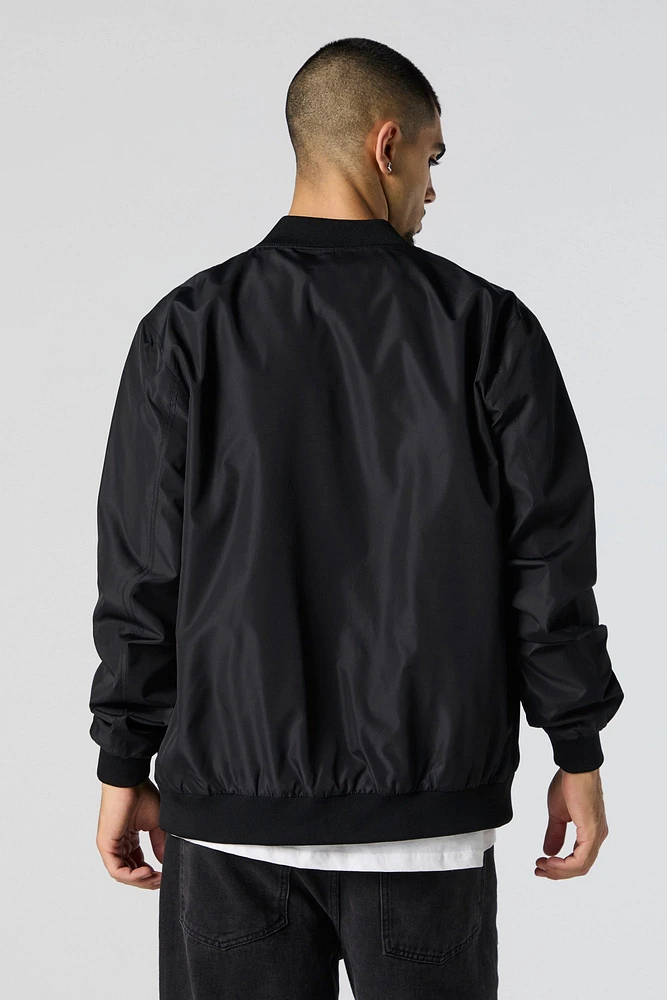 Nylon Bomber Jacket