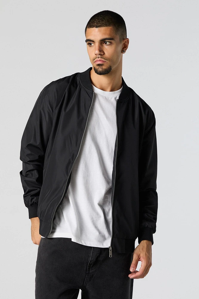 Nylon Bomber Jacket