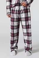 Ensemble pyjama Pyjamas de famille en flanelle à carreaux pour homme