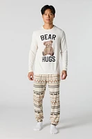 Ensemble Pyjama de famille à imprimé Bear Hugs pour homme