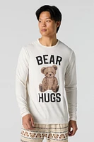 Ensemble Pyjama de famille à imprimé Bear Hugs pour homme