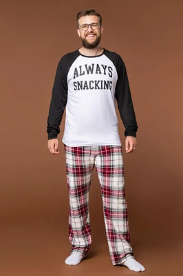 Ensemble pyjama Pyjamas de famille à imprimé Always Matching pour homme