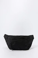 Nylon Dual Compartment Fanny Pack