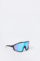 Soft Touch Tinted Shield Sunglasses