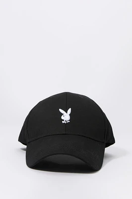 Casquette de baseball avec motif brodé Playboy