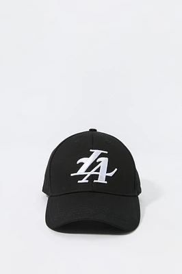 Casquette de baseball avec motif brodé LA